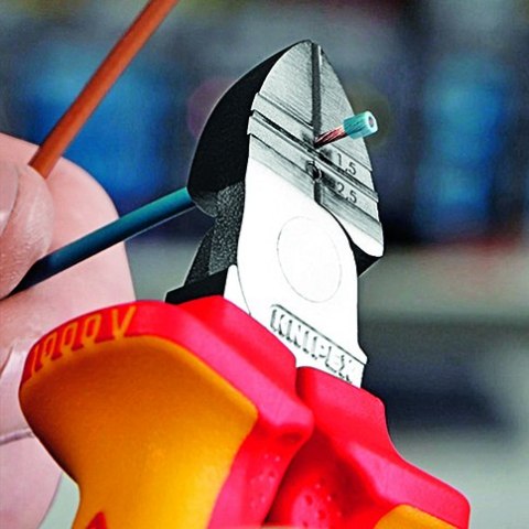 KNIPEX SZCZYPCE TNĄCE BOCZNE DO ŚCIĄGANIA IZOLACJI 160MM KNIPEX SZCZYPCE TNĄCE BOCZNE DO ŚCIĄGANIA IZOLACJI 160MM