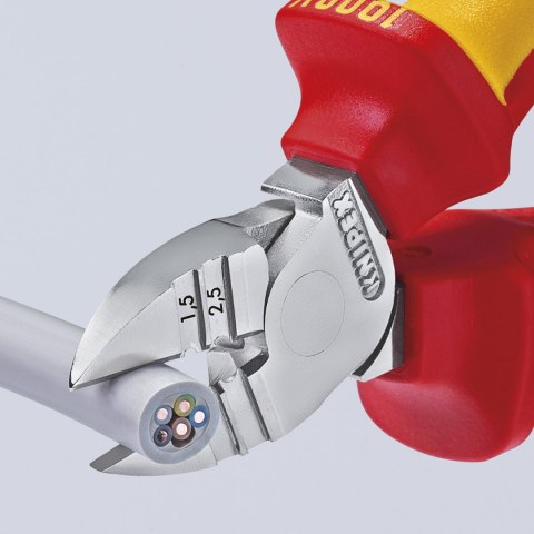 KNIPEX SZCZYPCE TNĄCE BOCZNE DO ŚCIĄGANIA IZOLACJI 160MM KNIPEX SZCZYPCE TNĄCE BOCZNE DO ŚCIĄGANIA IZOLACJI 160MM