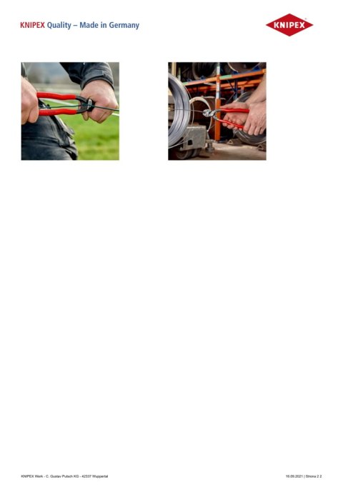 KNIPEX SZCZYPCE TNĄCE PRZEGUBOWE COBOLT XL 250MM KNIPEX SZCZYPCE TNĄCE PRZEGUBOWE COBOLT XL 250MM