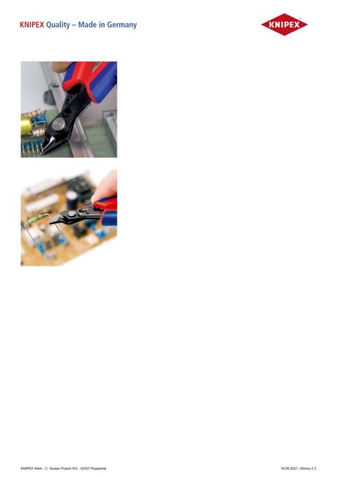 KNIPEX SZCZYPCE TNĄCE SUPER KNIPS 125MM KNIPEX SZCZYPCE TNĄCE SUPER KNIPS 125MM