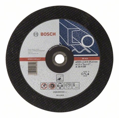 BOSCH TARCZA TNĄCA 300*25,4*2,8 M DO PRZECINAREK BOSCH TARCZA TNĄCA 300*25,4*2,8 M DO PRZECINAREK