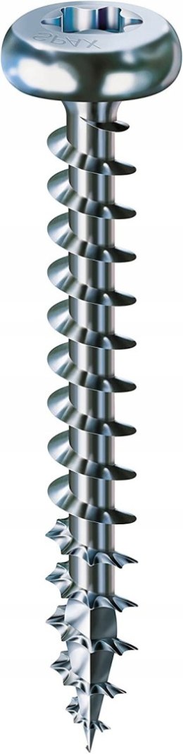 SPAX WKRĘT ŁEB PÓŁKULISTY (1000) OCYNK BIAŁY 3.5*16MM HB TX MINI