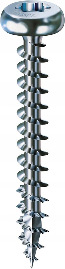 SPAX WKRĘT ŁEB PÓŁKULISTY (500) OCYNK BIAŁY 4.0*40MM HB TX MINI