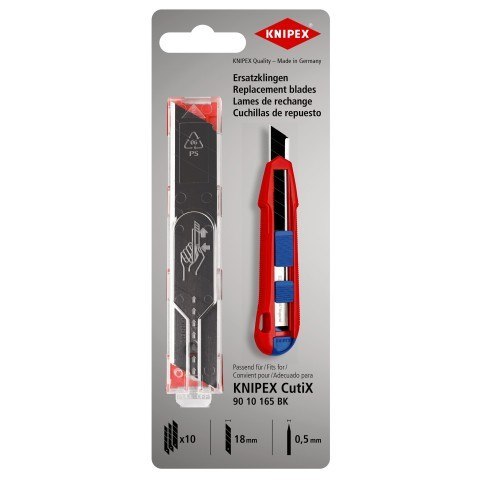 KNIPEX ZAPASOWE OSTRZE DO 90 10 165 BK, 10SZT. KNIPEX ZAPASOWE OSTRZE DO 90 10 165 BK, 10SZT.