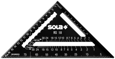 SOLA KĄTOWNIK UNIWESRSALNY RS 18 CM SOLA KĄTOWNIK UNIWESRSALNY RS 18 CM