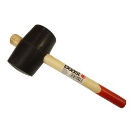 BEAST Młotek gumowy 90mm z drewnianą rączką 1200g