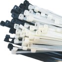BEAST Opaski zaciskowe kablowe nylon białe 190x4,7 mm 50 sztuk