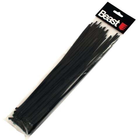 BEAST Opaski zaciskowe kablowe nylon czarne 190x4,7 mm 50 sztuk BEAST Opaski zaciskowe kablowe nylon czarne 190x4,7 mm 50 sztuk