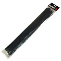 BEAST Opaski zaciskowe kablowe nylon czarne 500x4,7 mm 30 sztuk