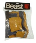 BEAST Pas narzędziowy monterski 10 kieszonek 3 uchwyty SKÓRA