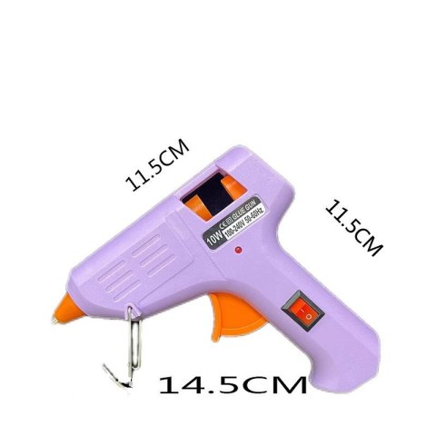 BEAST Pistolet do kleju na gorąco wyłącznik 10W 8mm niebieski BEAST Pistolet do kleju na gorąco wyłącznik 10W 8mm niebieski