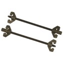BEAST Ściągacz do sprężyn samochodowych 380mm HEAVY DUTY 2 szt