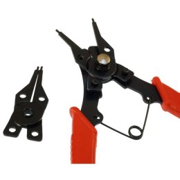 BEAST Szczypce do pierścieni Segera zacisków zestaw 160mm 4 koncówki zagięte proste