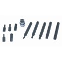 BEAST Zestaw bitów SPLINE, 12-kątnych 10 szt. + adapter