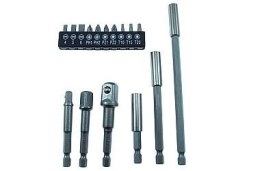 BEAST Bity Przedłużka Adapter Zestaw Wkrętarka 16 el.