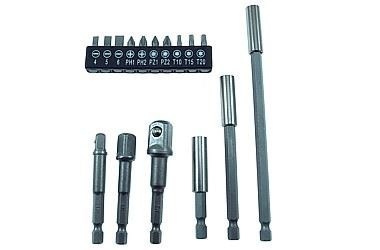 BEAST Bity Przedłużka Adapter Zestaw Wkrętarka 16 el. BEAST Bity Przedłużka Adapter Zestaw Wkrętarka 16 el.