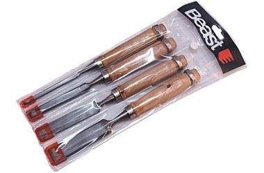 BEAST DŁUTA STOLARSKIE Z DREWNIANYM UCHWYTEM 6, 12, 18, 24 mm BEAST DŁUTA STOLARSKIE Z DREWNIANYM UCHWYTEM 6, 12, 18, 24 mm