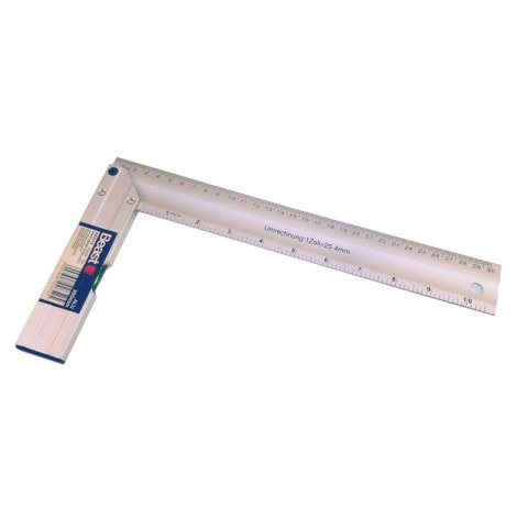 BEAST KĄTOWNIK ALUMINIOWY Z POZIOMICĄ 300 mm BEAST KĄTOWNIK ALUMINIOWY Z POZIOMICĄ 300 mm