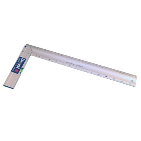 BEAST KĄTOWNIK ALUMINIOWY Z POZIOMICĄ 400 mm BEAST KĄTOWNIK ALUMINIOWY Z POZIOMICĄ 400 mm