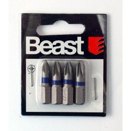 BEAST KOŃCÓWKI WKRĘTAKOWE PZ 1-2-3 CV ZESTAW 4 SZT.