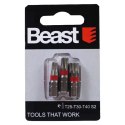 BEAST KOŃCÓWKI WKRĘTAKOWE T25-T30-T40 S2 MAGNETIC