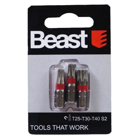 BEAST KOŃCÓWKI WKRĘTAKOWE T25-T30-T40 S2 MAGNETIC BEAST KOŃCÓWKI WKRĘTAKOWE T25-T30-T40 S2 MAGNETIC
