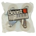 BEAST Kółka obrotowe meblowe warsztatowe nylonowe skrętne 40mm 4 szt