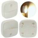 BEAST Lampka nocna z czujnikem ruchu 3 LED samoprzylepny 3xAAA