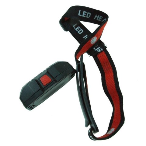 BEAST Latarka czołowa LED na baterie z klipsem BEAST Latarka czołowa LED na baterie z klipsem