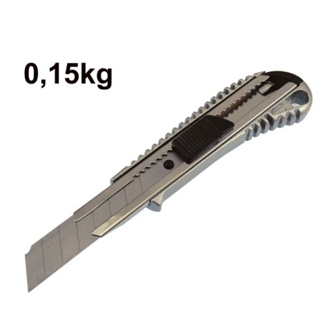 BEAST Nóż nożyk do tapet metalowy nożyk 18mm ostrze łamane BEAST Nóż nożyk do tapet metalowy nożyk 18mm ostrze łamane