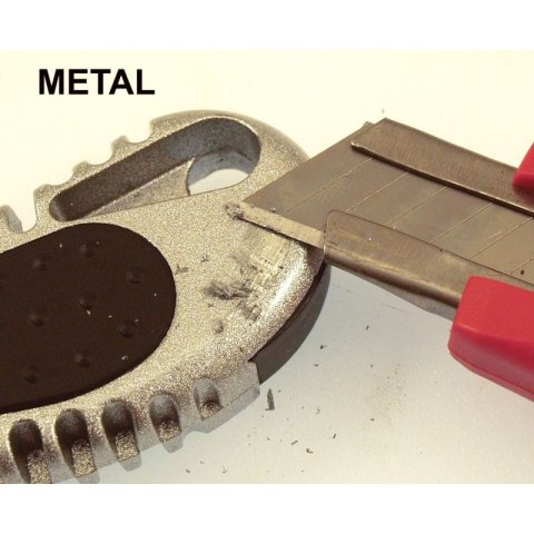 BEAST Nóż nożyk do tapet metalowy nożyk 18mm ostrze łamane BEAST Nóż nożyk do tapet metalowy nożyk 18mm ostrze łamane