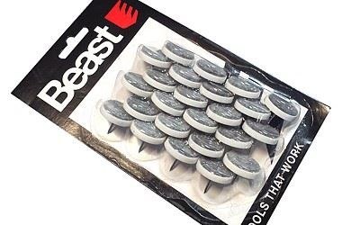 BEAST Podkładki filcowe pod meble wbijane 24mm 24 sztuki