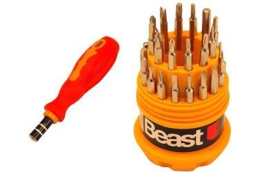 BEAST Śrubokręt wkrętak precyzyjny 31 elementów BEAST Śrubokręt wkrętak precyzyjny 31 elementów