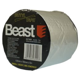 BEAST Taśma naprawcza Butylowa 10cm x 5m 0.8mm srebrna