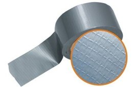 BEAST Taśma naprawcza zbrojona mocna DUCT TAPE 50mm 10m szara srebrna tkaninowa