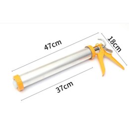 BEAST Wyciskacz do mas sylikonu aluminiowy tubowy 375mm 600ml