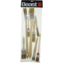 BEAST ZESTAW PĘDZLI PŁASKICH I OKRĄGŁYCH 10 sztuk