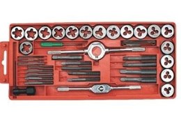 BEAST Zestaw gwintowników metrycznych kalibrownik 40 szt M3-M12 1/8 NPT
