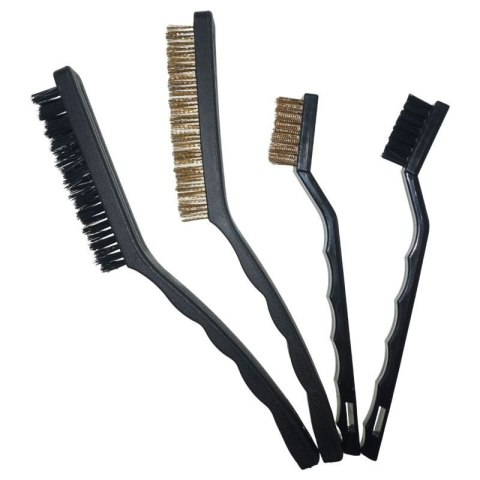 BEAST Zestaw szczotek drucianych mosiądz nylon 2x 40mm 2x100mm BEAST Zestaw szczotek drucianych mosiądz nylon 2x 40mm 2x100mm