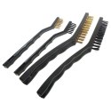 BEAST Zestaw szczotek drucianych mosiądz nylon 2x 40mm 2x100mm