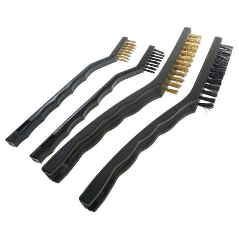 BEAST Zestaw szczotek drucianych mosiądz nylon 2x 40mm 2x100mm BEAST Zestaw szczotek drucianych mosiądz nylon 2x 40mm 2x100mm