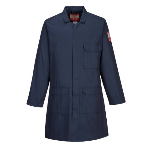 PORTWEST FARTUCH TRUDNOPALNY FR34 GRANATOWY, ROZMIAR XL