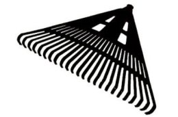 BEAST Grabie grabki ogrodowe wachlarzowe DO LIŚCI TRAWY OGRODU 610 mm ECO