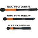 BEAST KLUCZ DYNAMOMETRYCZNY 1/2" Z BLOKADĄ 28-210 Nm