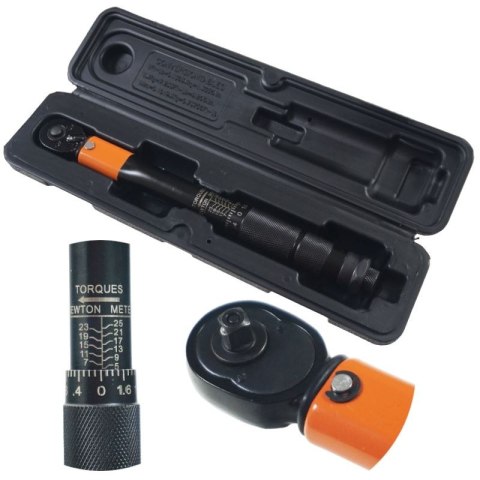 BEAST KLUCZ DYNAMOMETRYCZNY 1/4" Z BLOKADĄ 5-25 Nm