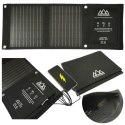 BEAST Ładowarka solarna turystyczna panel słoneczny 14W podwójne USB wyjście 5V/2.1A
