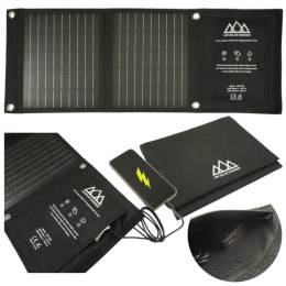 BEAST Ładowarka solarna turystyczna panel słoneczny 14W podwójne USB wyjście 5V/2.1A