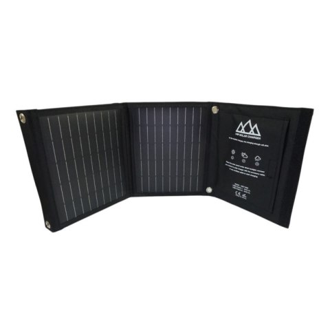 BEAST Ładowarka solarna turystyczna panel słoneczny 14W podwójne USB wyjście 5V/2.1A BEAST Ładowarka solarna turystyczna panel słoneczny 14W podwójne USB wyjście 5V/2.1A