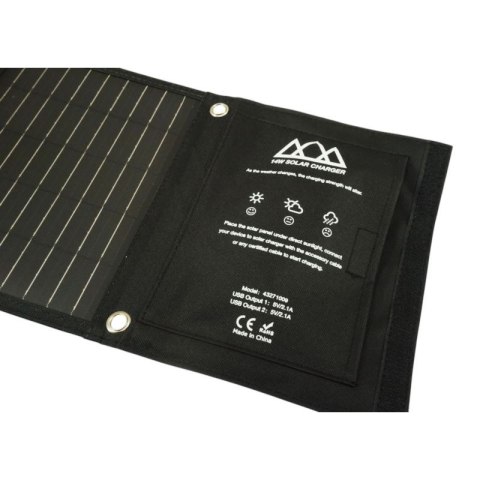 BEAST Ładowarka solarna turystyczna panel słoneczny 14W podwójne USB wyjście 5V/2.1A BEAST Ładowarka solarna turystyczna panel słoneczny 14W podwójne USB wyjście 5V/2.1A