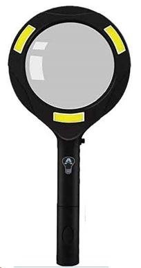 BEAST Lupa podświetlana LED 110mm 3xCOB 2xAA
